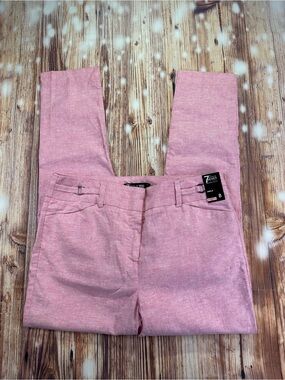 NWT 7th Avenue Design Studio Women’s Ankle Pants  Linen/Cotton Size 8